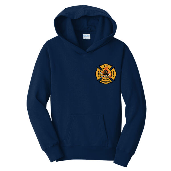 Youth Fan Favorite™ Fleece Pullover Hooded Sweatshirt Duck Thumbnail